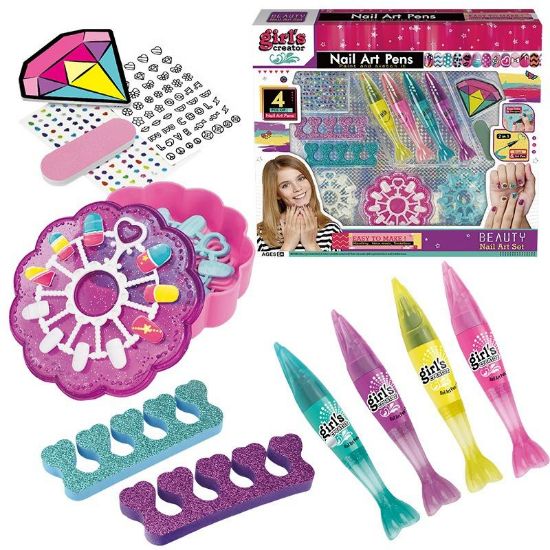 صورة أقلام فن الأظافر من فتيات المبدعات